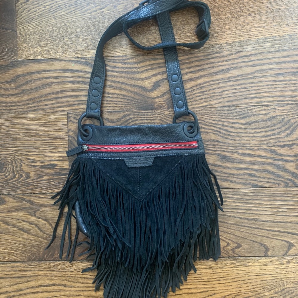 Hammitt leather bag with fringe. Orig$378 now$110